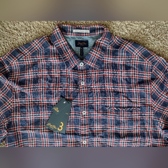 Good Man Brand Casual Button Down Short Sleeve Shirts NWT - Picture 8 of 11